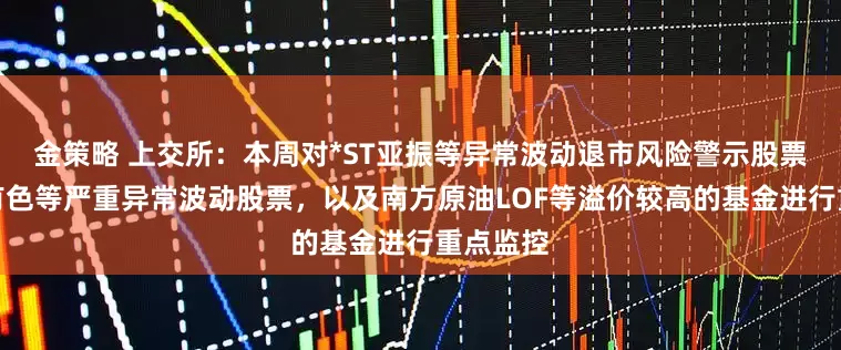 金策略 上交所：本周对*ST亚振等异常波动退市风险警示股票、白银有色等严重异常波动股票，以及南方原油LOF等溢价较高的基金进行重点监控